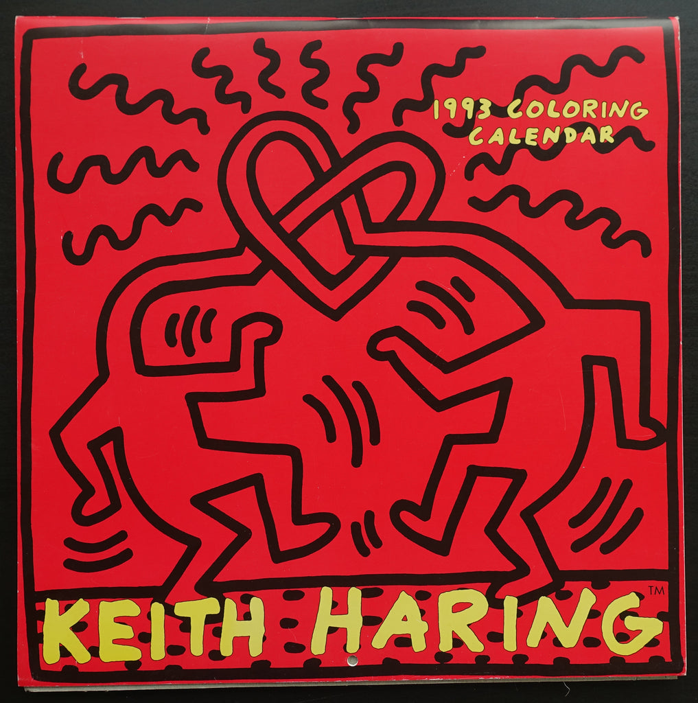 Keith Haring # 1993 COLORING CALENDAR # 1992, mint-- – ftn books