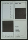 galerie Swart # BONIES/ DEKKERS/ STRUYCKEN # poster ,1967, nm