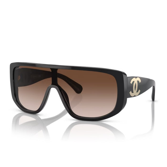 Shop CHANEL Shield Sunglasses (5495 C622/S5 A71528 X08101 S2251) by  Bloomworld