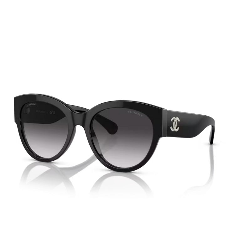 CHANEL SUNGLASSES NEW Black Light Dark Grey Gradient CH5435 C.622/S6 53 22  140 $601.99 - PicClick