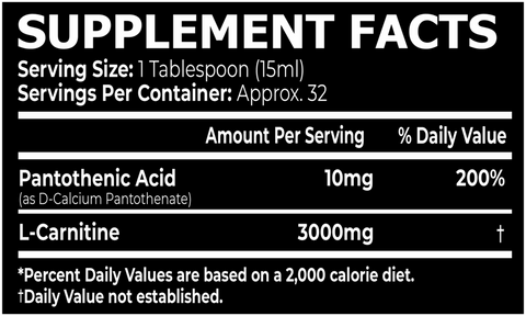 Core Champs L-Carnitine 3000mg supplies you with a truly efficacious dosage providing the perfect complement to any fat burners or diet regimen