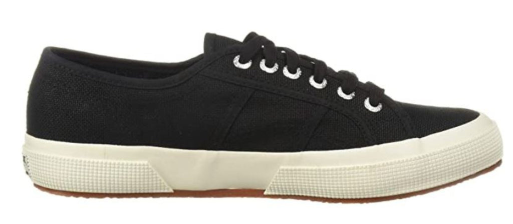 superga black gum sole