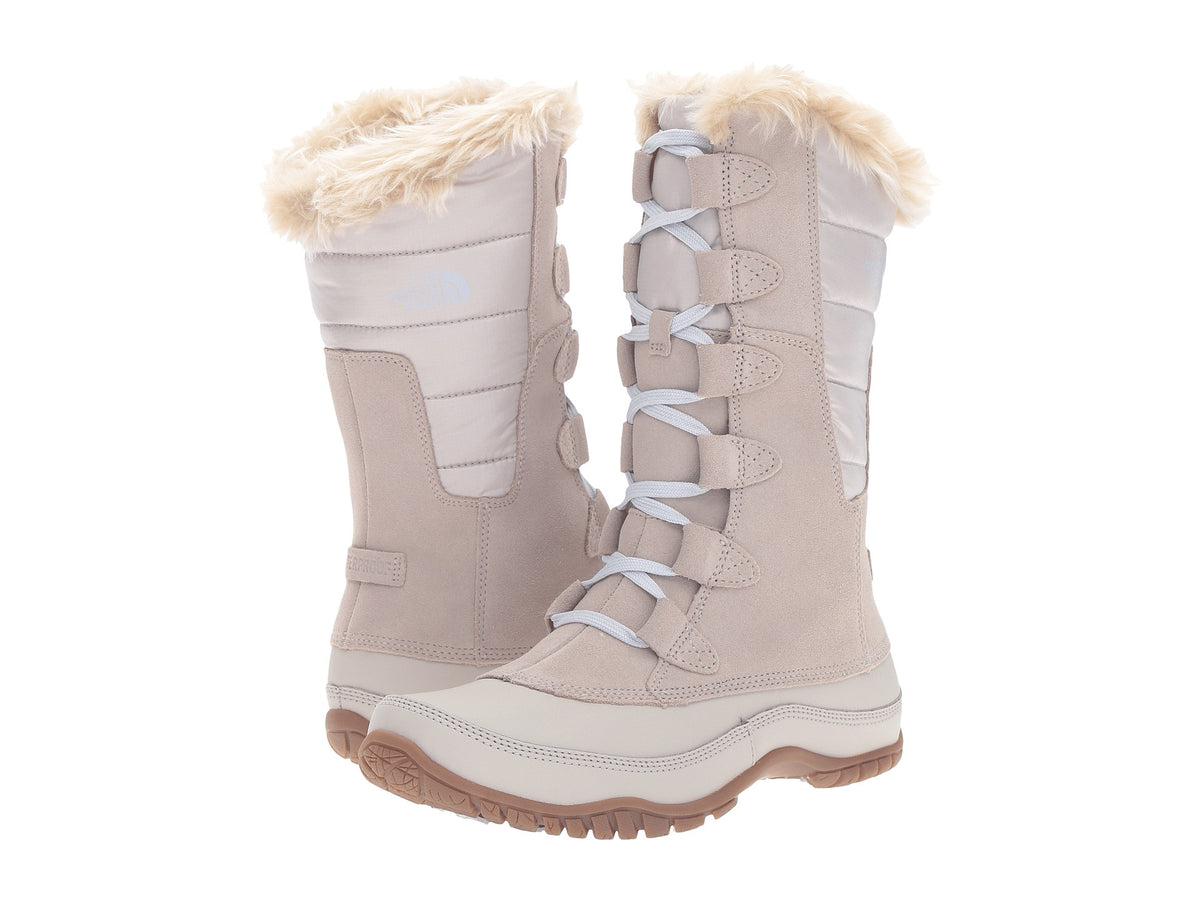 north face nuptse fur boots womens