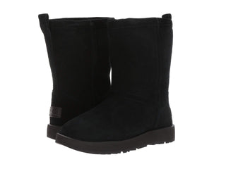 ugg classic short waterproof black