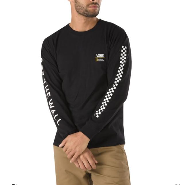 mens vans long sleeve top