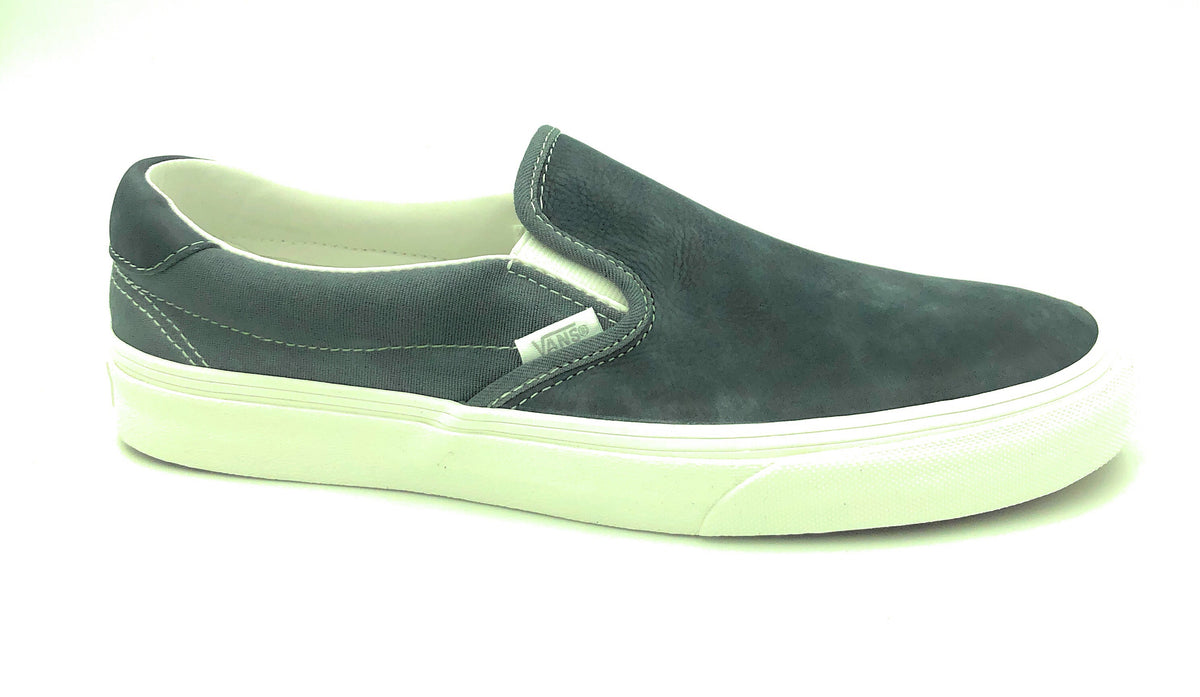 grey slip on vans mens