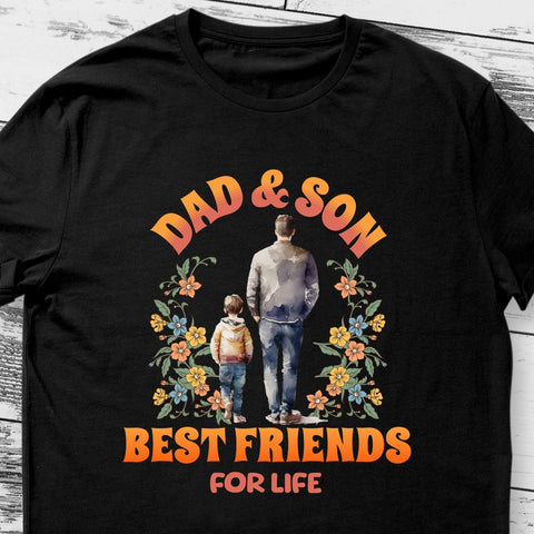 Dad and son matching t shirts