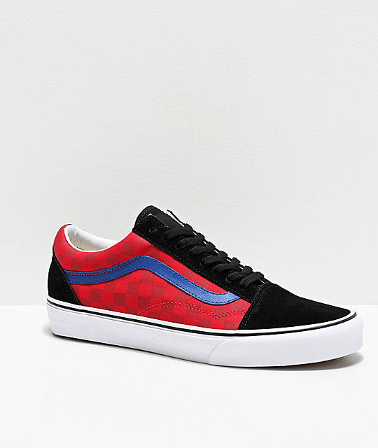 vans black and blue old skool