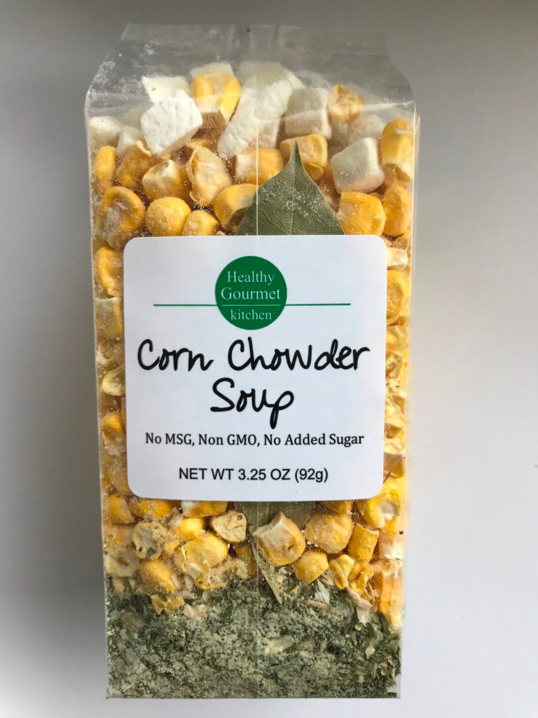 Corn Chowder Soup Mix - Healthy Gourmet Kitchen - Corn Chowder Soup Mix