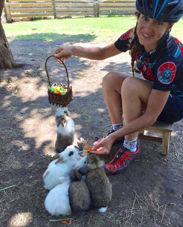 Katie in Thailand.