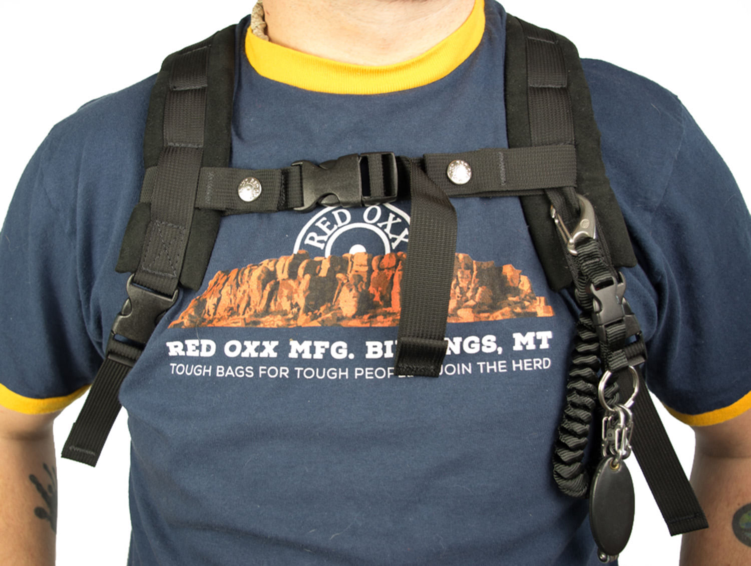 External Luggage Compression Strap by Red Oxx Mfg. Under $9.00.