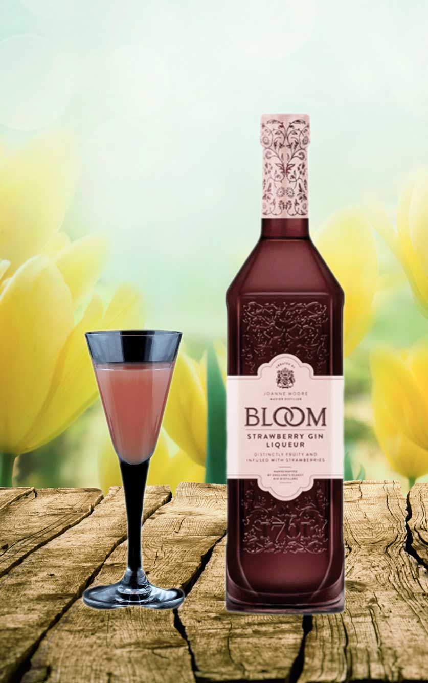Se Bloom - Jordbær Gin Likør, PÅSKETILBUD hos DH Wines