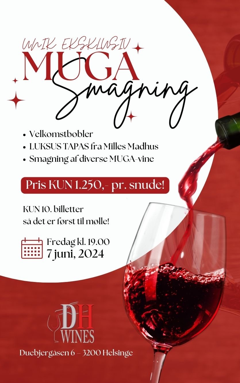 Billede af MUGA-vinsmagning 7.juni 2024 kl.19.00