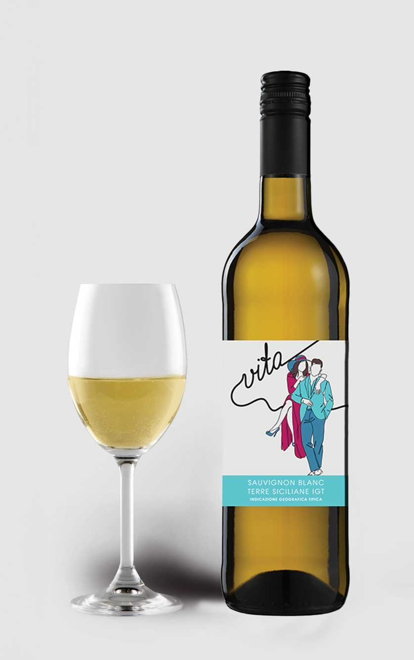 Billede af Vita Sauvignon Blanc Øko IGP,Terre Siciliane