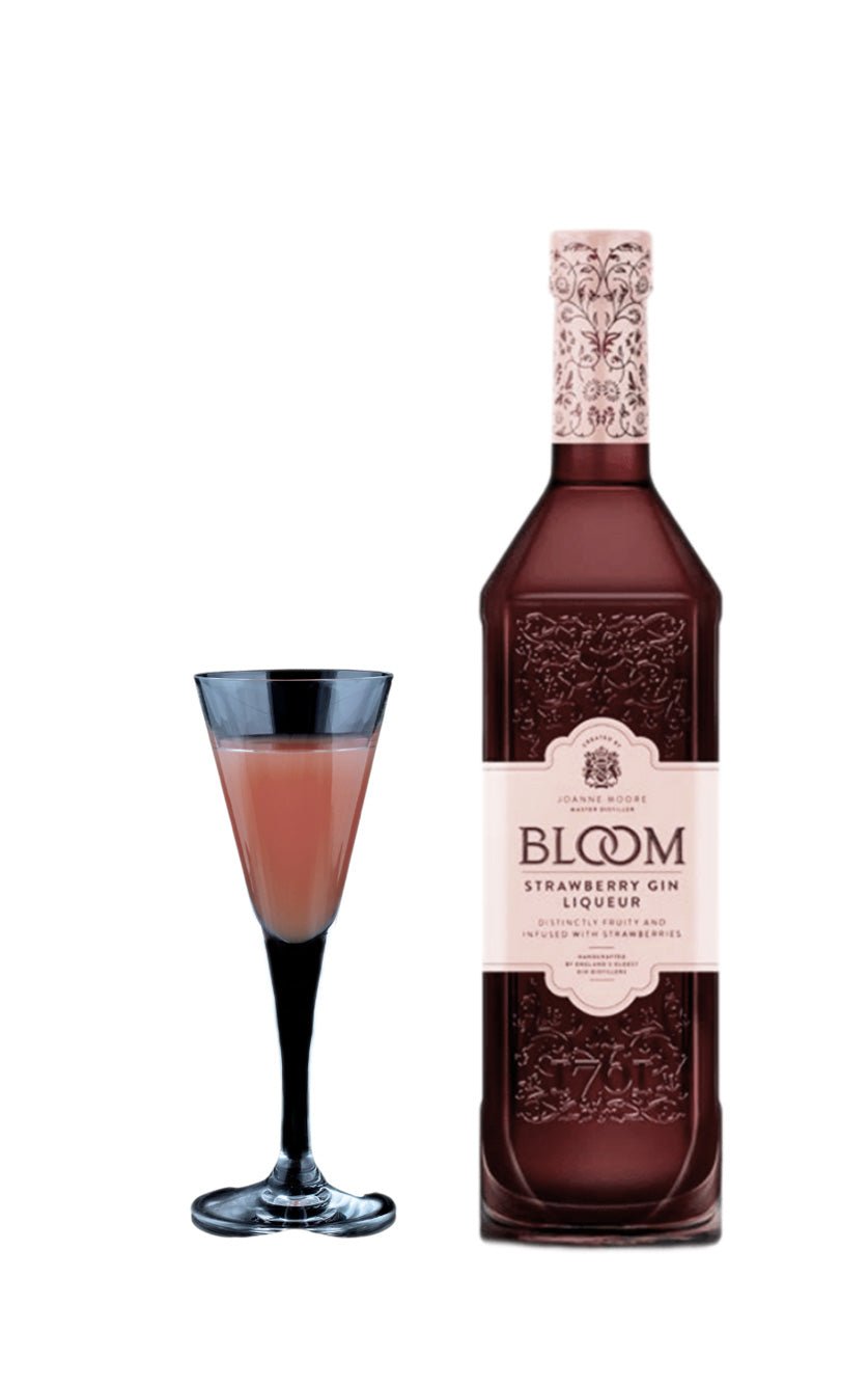 Se Bloom - Jordbær Gin Likør, England hos DH Wines