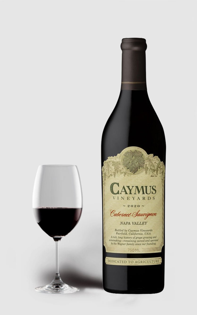 Se Caymus Cabernet Sauvignon 2020 hos DH Wines