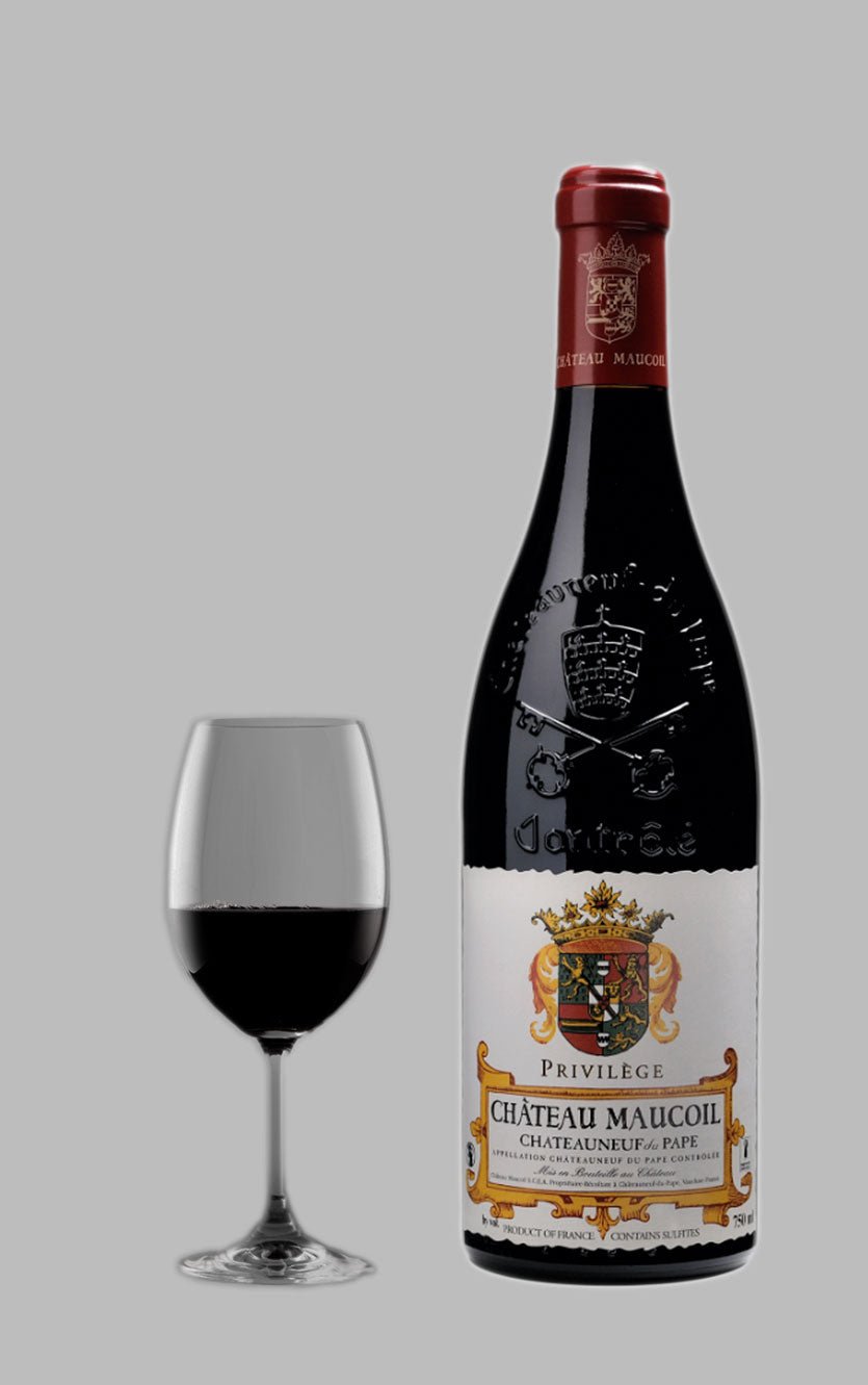Se Chateauneuf du Pape Privilege Øko Château Maucoil hos DH Wines