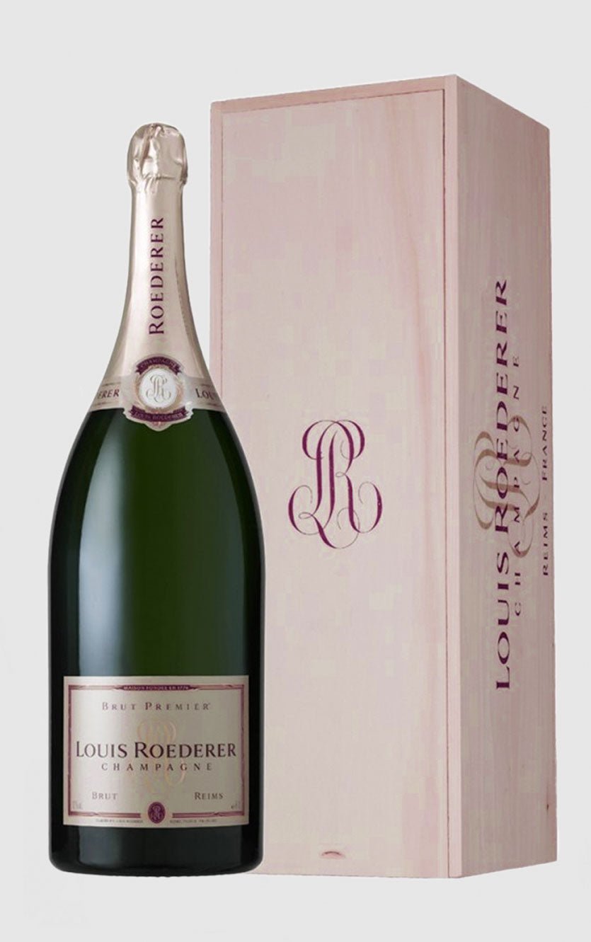 Se Louis Roederer Nv Champagne Brut Premier, 9 liter hos DH Wines