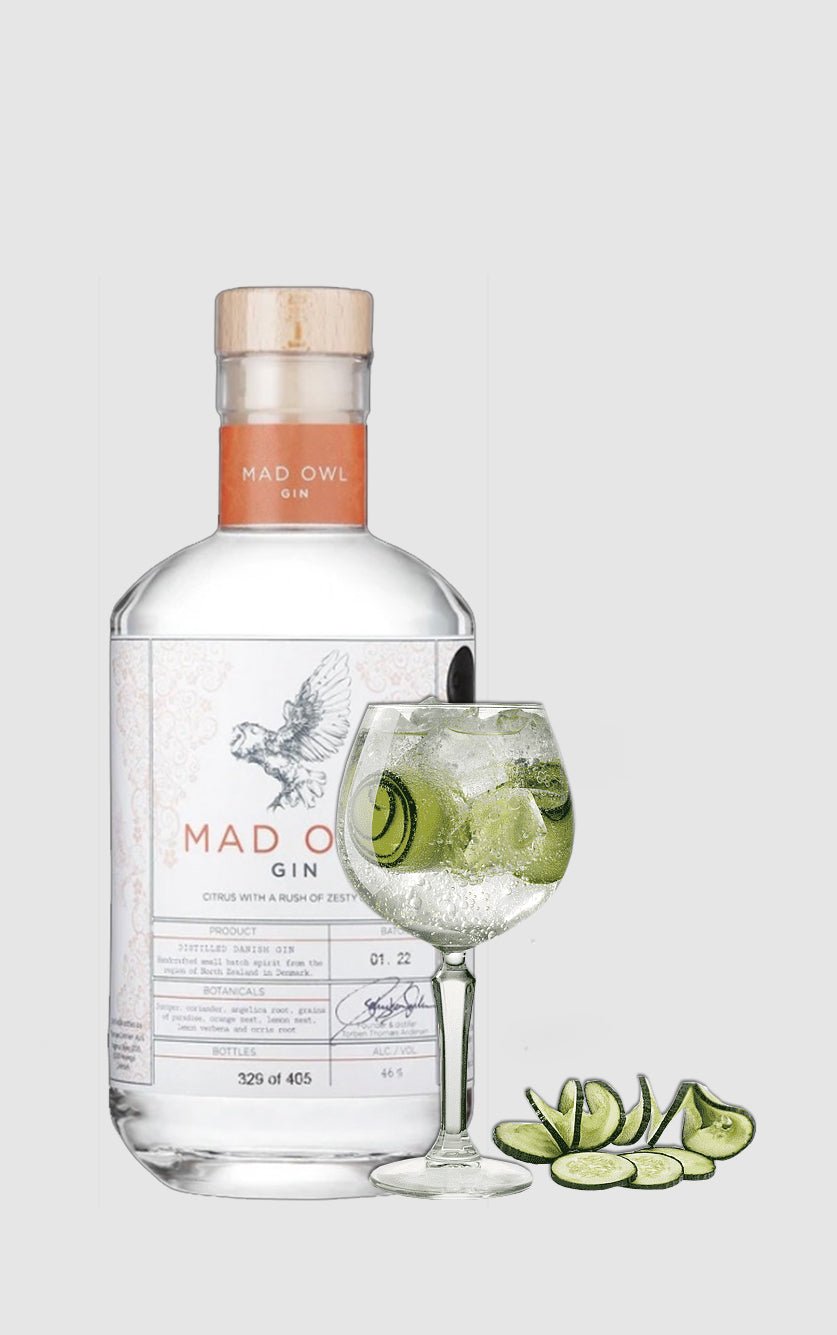 Billede af Mad Owl Gin Citrus, 46% alkohol