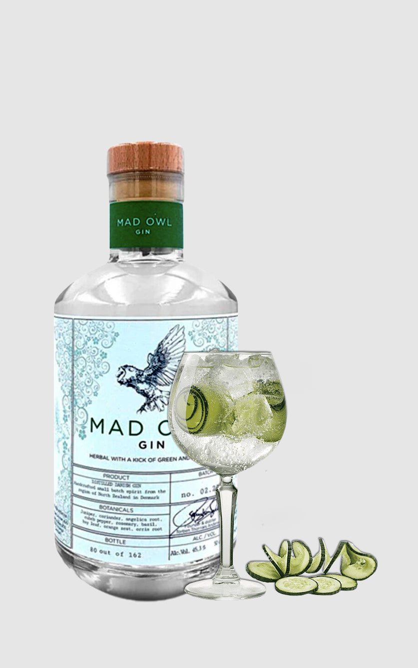 Billede af Mad Owl Gin Herbal, 46% alkohol