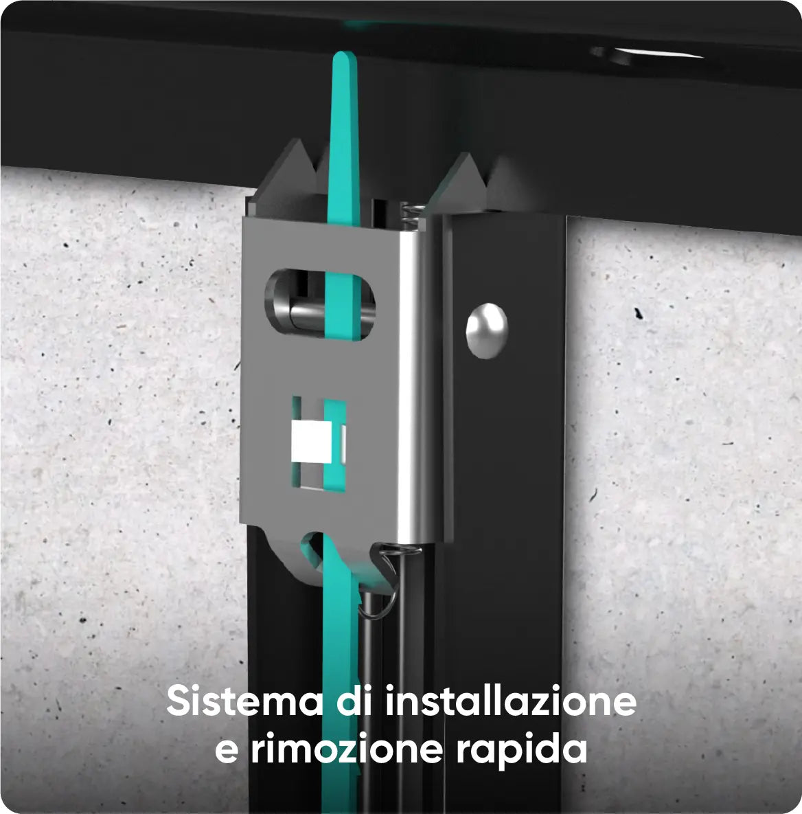 Sistema di installazione e rimozione rapida