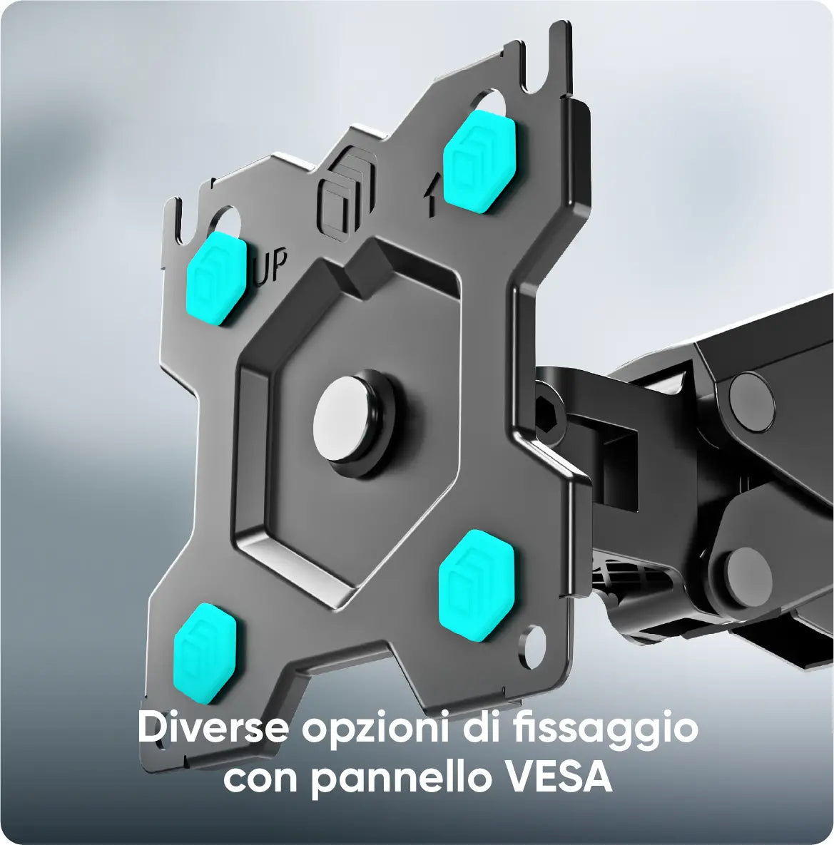 Diverse opzioni di fissaggio con pannello VESA