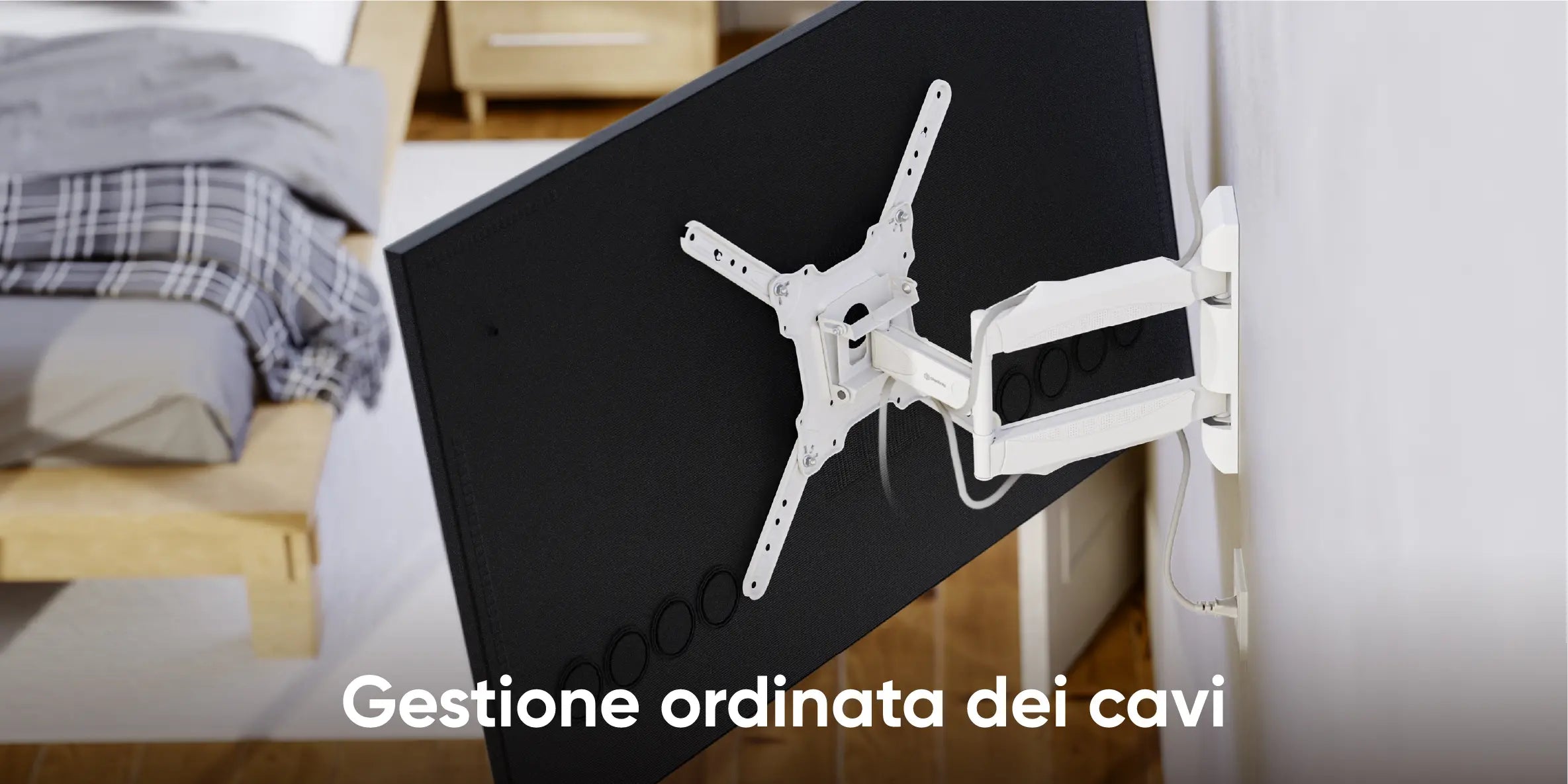 Gestione ordinata dei cavi