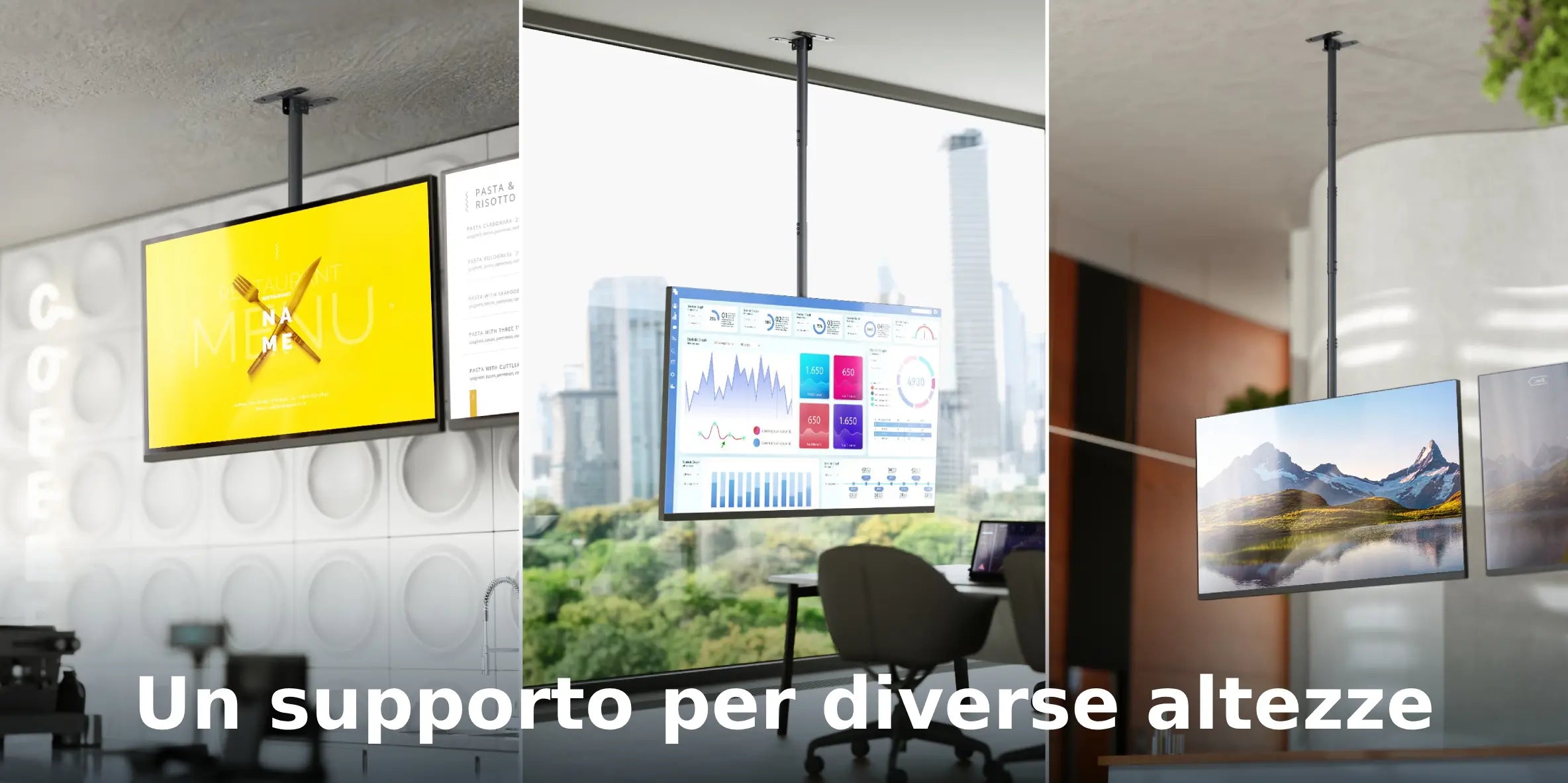 Un supporto per diverse altezze