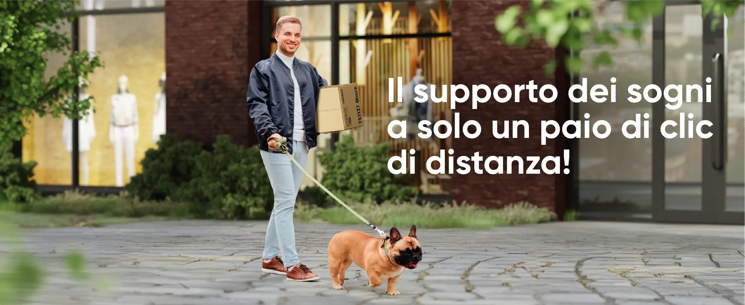 Il supporto dei sogni a solo un paio di clic di distanza!