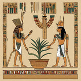 Offrande plante artificielle pharaon