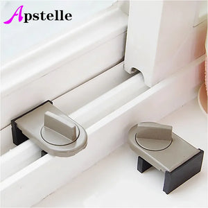 Apstelle Sliding Window Stopper Sliding Doors Lock Baby Kids Child Safety - SwagDreamz