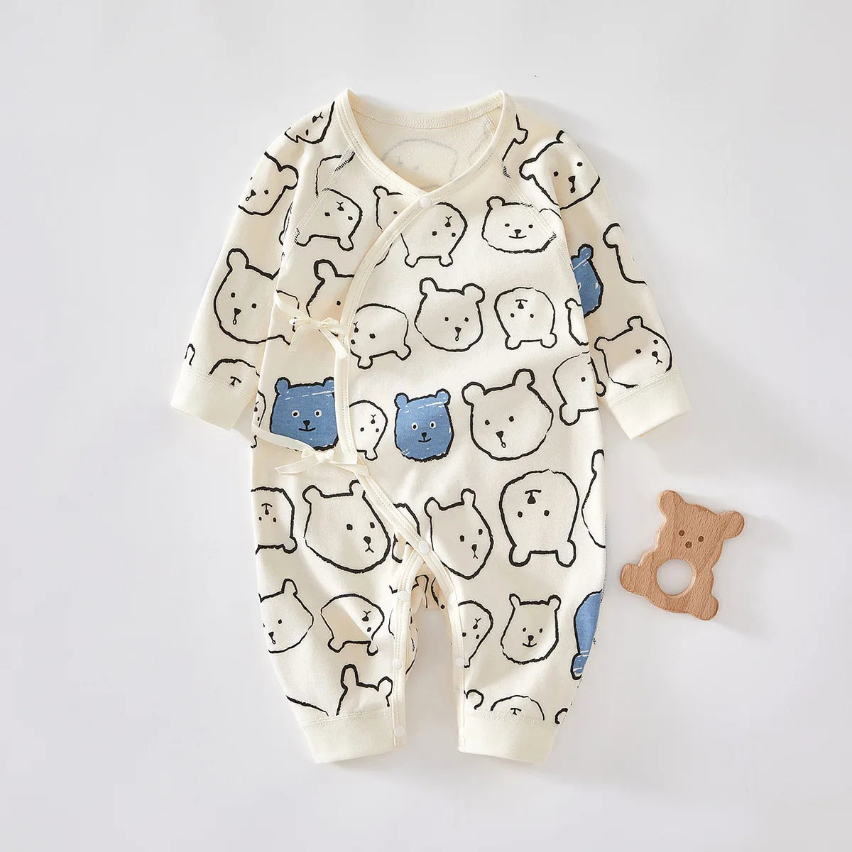 Bear Newborn Cotton Romper
