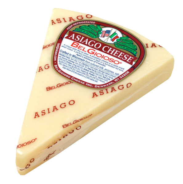 Asiago Cheese, approx. 8oz wedge – Parthenon Foods