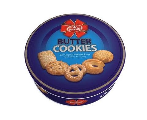 Butter Cookies Danesita 12 Oz 340g Tin Parthenon Foods