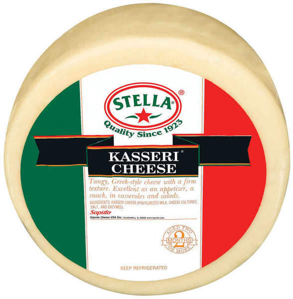 Kasseri Cheese (Stella) Wheel, Approx. 10.1 lb Parthenon