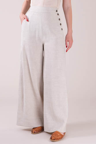 Linen palazzo pants