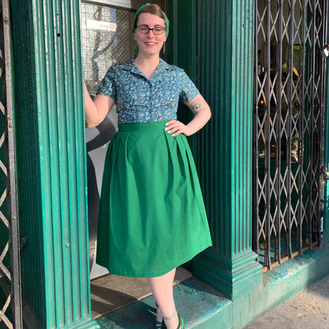 Lottie green skirt