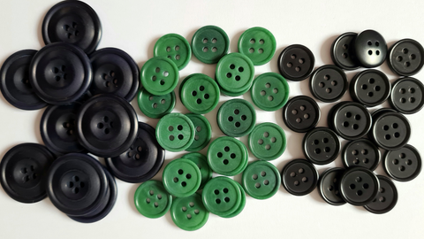 Sustainable buttons made in britain