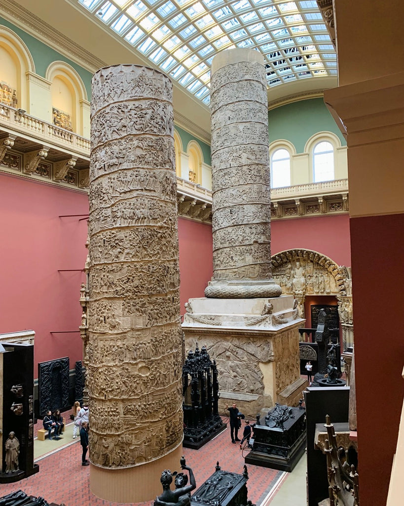 the cast courts at V&A museum London