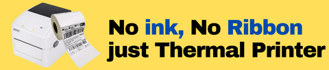 Thermal Sticker no ink no ribbon printing