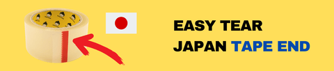 60MM Opp tape easy tear japan tape end