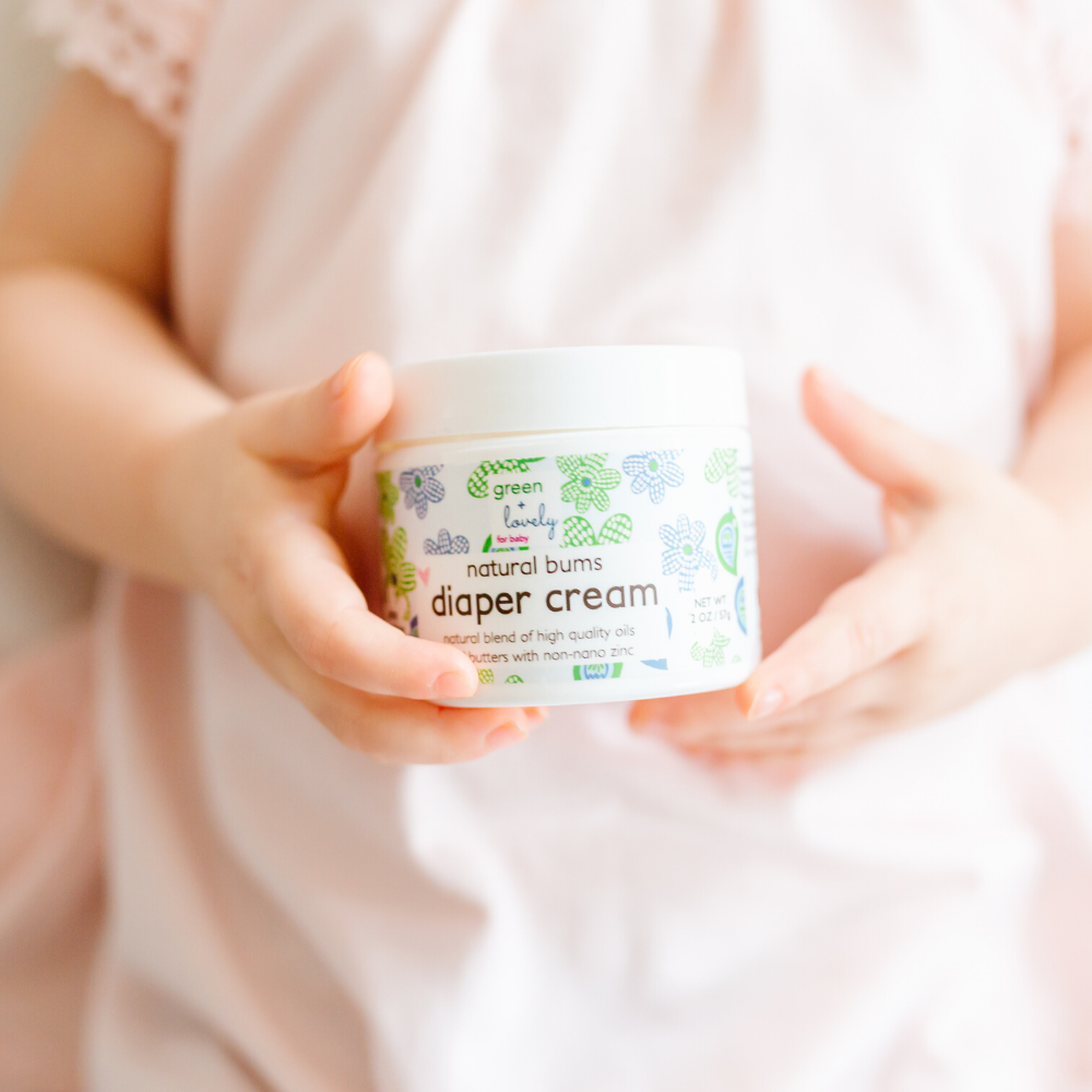 Natural Bums Diaper Rash Cream Effective Natural Diaper Cream 2 Oz Green Lovely