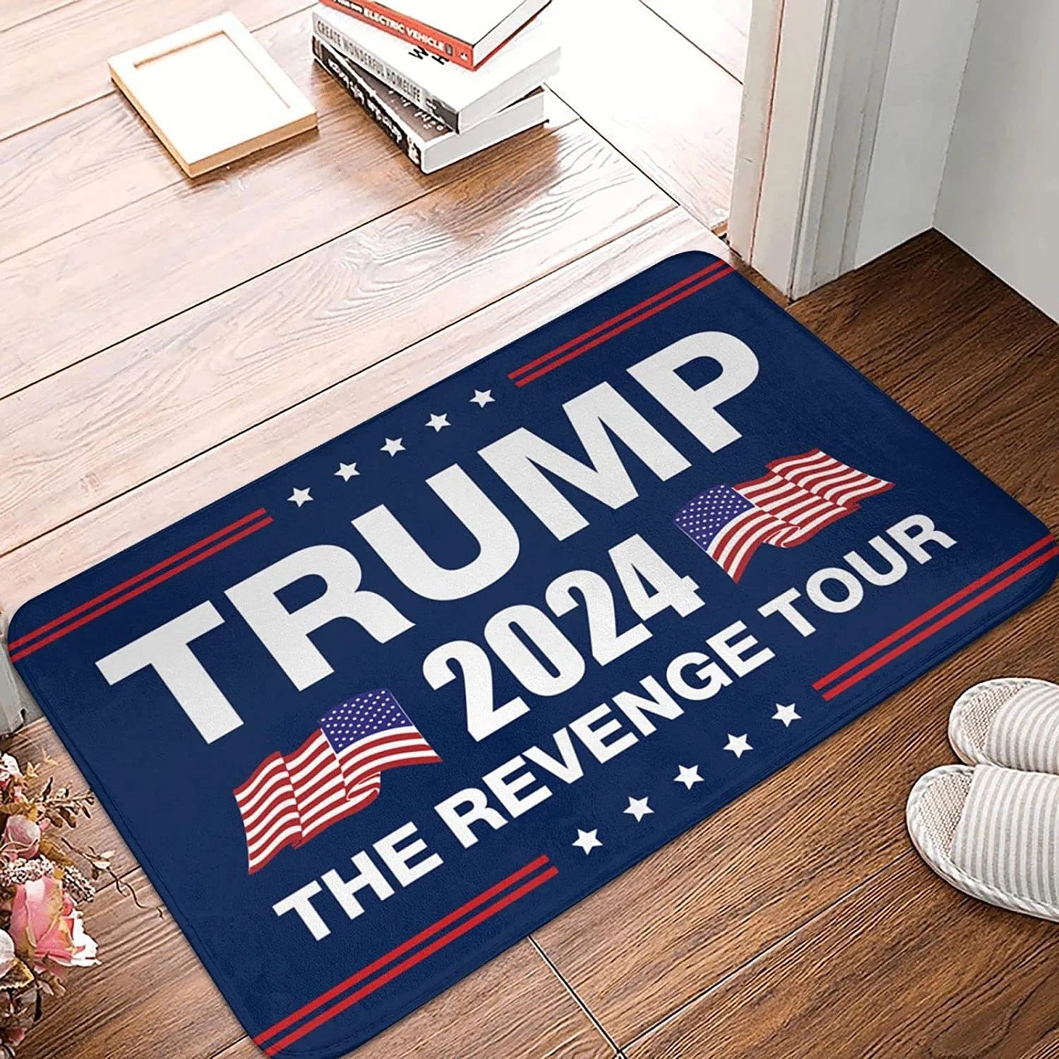 Trump 2024 "The Revenge Tour" Doormat, Welcome Mat