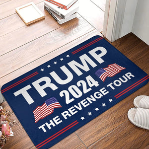 Trump 2024 "The Revenge Tour" Doormat, Welcome Mat - Donald Trump Pics