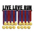 Live Love Run - Motivational Running Medal Hanger
