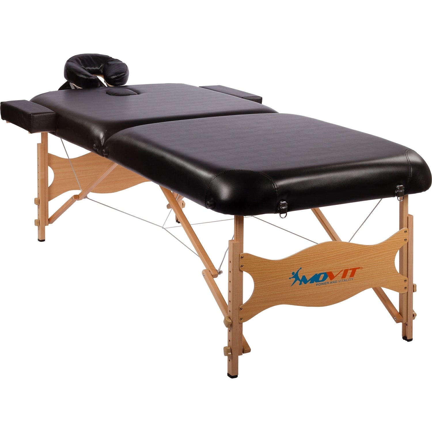 MOVIT® Massagetafel Deluxe 80 cm breed Massagetafel, zwart