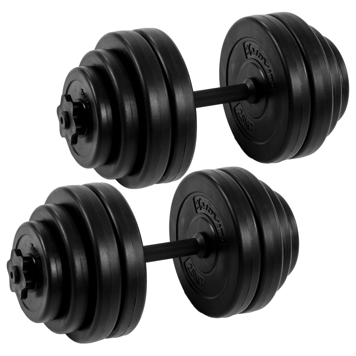 Halterset - 2 stuks van 15 kg - totaal 30 kg