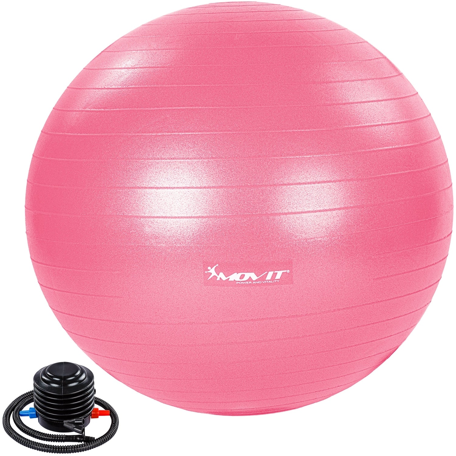 MOVIT® Gymbal met voetpomp, 85 cm, roze