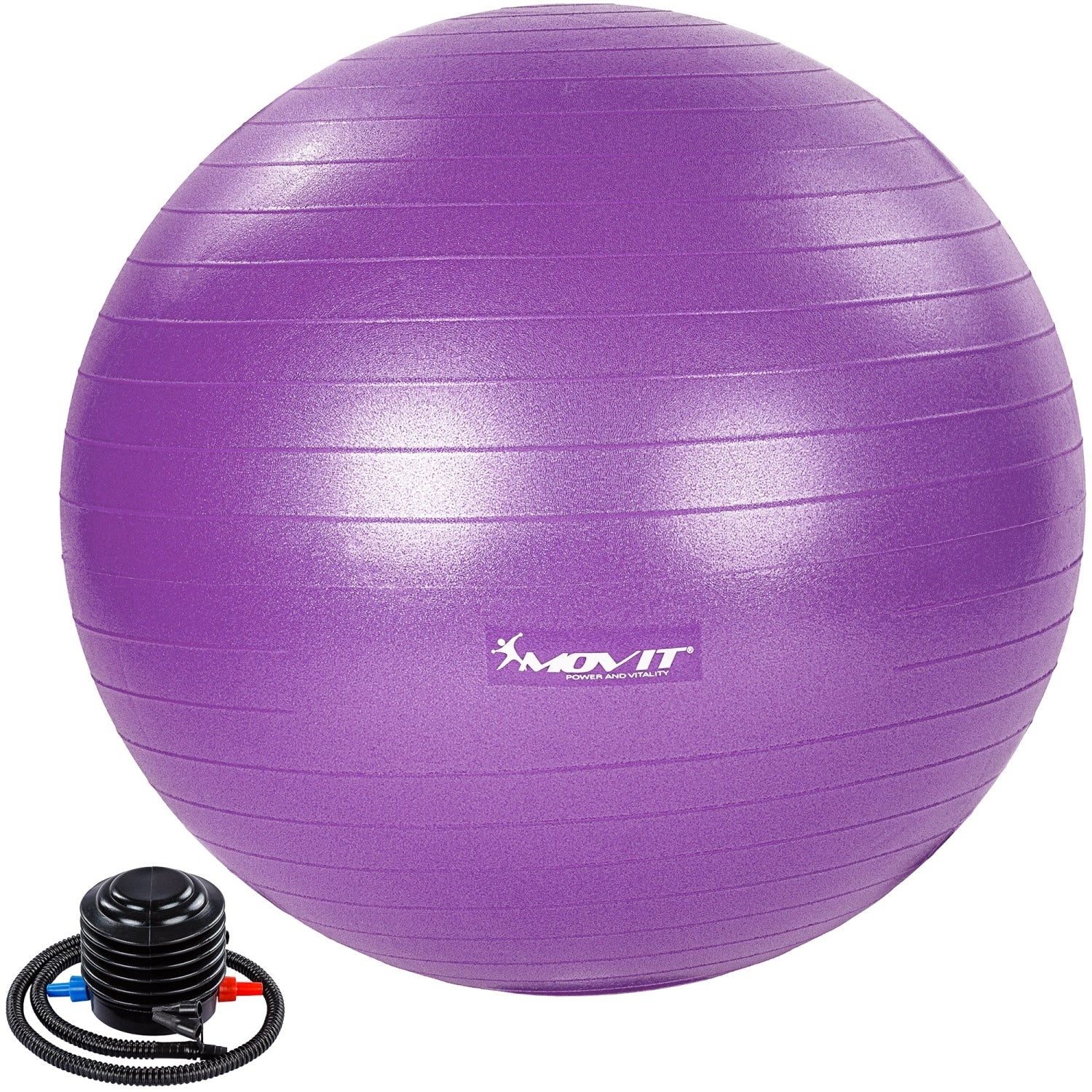 Fitnessbal Paars Ø 85 cm incl. Voetpomp