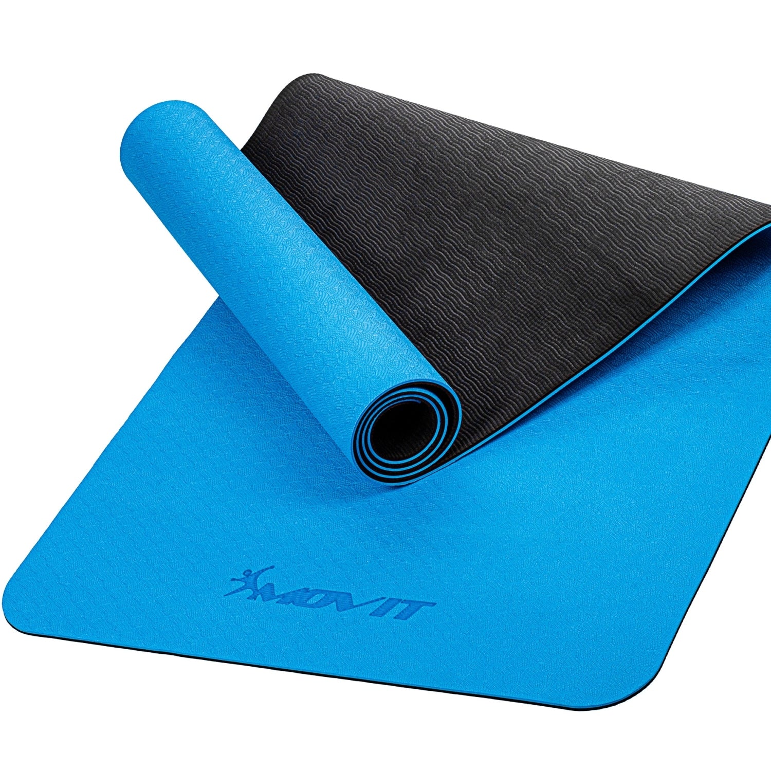 MOVIT® TPE Gymnastiekmat, 190x60x0,6cm, lichtblauw